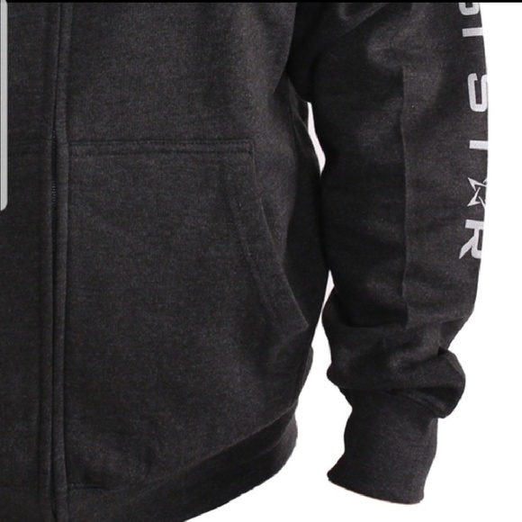 Hooded jacket 100% cotton heavy great quality - Picture 6 of 6